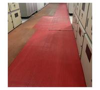 Rubber Electrical Insulation Mat, High Voltage Protection Floor Mat for Substations and Distribution Rooms, Prevents Electric Shock