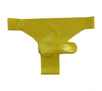 Rubber Elephant Nose Mens Underwear See Through Briefs for Safety and Nightwear (M Yellow)