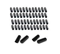 Rubber End Caps 5mm Inner Dia, 15mm Length, Black, 100pcs | PVC Rubber, Round Tube Bolt Cap, Plastic End Cap Cover, Vinyl Cover Screw Thread Protectors, Assortment Kit Bolt End Covers