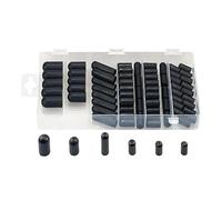Rubber End Caps 80/100Pcs Rubber Vacuum Line Cap Vacuum Hose End Cap for Most Car Carburetor(80 Pcs)