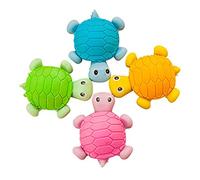Rubber Erasers Cute Small Turtle Pencil Eraser Set Stationery Novelty School Office Child Children Students DIY Drawing 1 Pcs Practical And Practical Intelligent