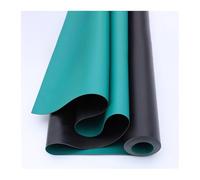 Rubber ESD Soldering Mat, High Temperature Anti-Static Mat, Grounding Mat, Desk Mat, Vinyl Mat for Circuit Board Repair, Phones, PCs, Tablets, Thickness 0.08in(1x3.3ft)