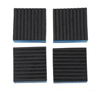 Rubber EVA Shock Isolation Pads For Mechanical Equipment, 16Pcs Rubber Isolation Pads, 1.5 Inch OD 0.5 Inch ID 0.4 Inch Thick Mechanical Vibration Damping Pads