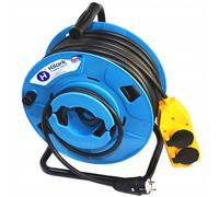 Rubber extension cable on reverse cable reel 3G2.5 45m distributor