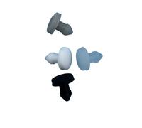 Rubber External Threaded Hole Cap Silicone T-Shaped 2.5mm 3mm 3. 4mm 4. Gasket End(Black,A 29mm(1.14 inch))