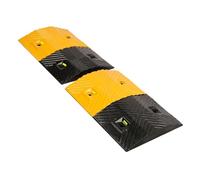 Rubber Eye-catching Car The Way Slope Pad,Modular Driveway Speed Bumps,L-100cm Speed Limit Pad,for Road School