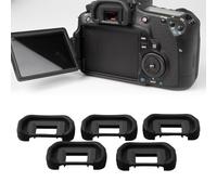 Rubber Eyecup EB Replacement for Canon EOS Cameras, Compatible with 70D 60D 50D 6D 5D Mark II and 20D 30D 40D Series, Comfortable for Eyelid and Glasses, 5 Pack