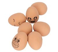 Rubber Fake Eggs, Realistic Design for Crafts
