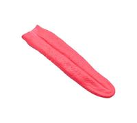 Rubber Fake Tongue - Extra Long Horror Cosplay Prop, Spooky Elastic Flesh Accessory Ideal For Halloween Acts Haunted Maze Decorations Stage Drama Artists C