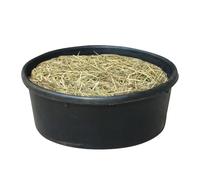 Rubber Feeder Pan - Individual Bagging, Durable Feed Pan, Flexible Rubber Skip Feed Bucket, Lightweight | Container Water Trough for Outdoor Farm Ranch Small Animal Dog