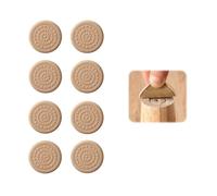 Rubber Feet,8 Pcs Anti-Slip Rubber Feet for Chopping Board,Anti Slip Chopping Board Feet,Protect Cutting Boards and Worktops,Suitable for Protecting Sofa Chair Legs,Flooring and Furniture Bases(Brown)