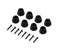 Rubber Feet Anti Vibration Pads 4 Pairs Heavy Duty Speaker Guitar Amplifier Shockproof Base Stands for Hifi Speaker Amplifier Car Subwoofer Black 30mm x 20mm
