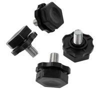 Rubber Feet Compatible with Beko Washing Machines, Set of 4, Black | Replacement Adjustable Feet | Genuine Part Number 2912700500