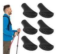 Rubber Feet - Elastic Hiking Feet | Sticks without Breathless Stuttering Stand | Rubber Foot Tip for Sidewalks, Trails