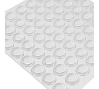 Rubber Feet Pads,128 Pieces Cupboard Door Stopper Soft Close Dampers Sticky Clear Bumper Pad for Cabinets, Doors,Drawers and Surface Protection(Cylindrical)