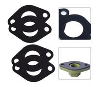 Rubber Flange Gasket for Circulator Pump, Compatible with 519601 UP Series & Model 815, 103.7x68.3mm Black Seal Kit for Valve Pipeline, Vibration Resistant, 4 Pack(4PCS)