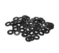 Rubber Flat Washers 10mm Inner Diameter 20mm Outer Diameter 2.2mm Thickness 50pcs