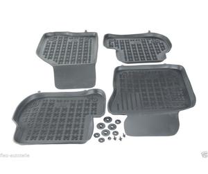 Rubber Floor Mat Set 4pcs Car Mats for VW Jetta 3 Golf 5 Octavia 1Z Car Carpet