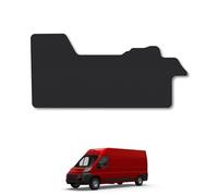 Rubber Floor Mats for the Fiat Ducato (2006+) UK Models - Custom Van Accessory Tailored fit Heavy-Duty, Waterproof & Anti-Slip Work Mats with Clips