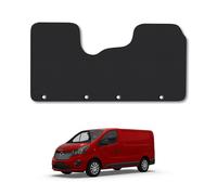 Rubber Floor Mats for the Vauxhall Vivaro (2014-2018) UK Models - Custom Van Accessory Tailored fit Heavy-Duty, Waterproof & Anti-Slip Work Mats with Clips
