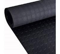 Rubber Flooring Matting - 1.2M X 2M X 3mm - Coin - Workshop Garage Shed Van Non-Slip