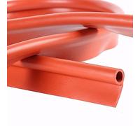 Rubber Foam Seal Gasket Tape,1pcs 6mm-20mm Red P-Shaped Silicone Strip, High-Temperature Resistant Silicone 9-Shaped Strip, Kitchen Sealing Strip(ID20mm OD26mm W46mm)