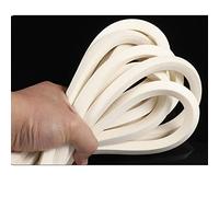 Rubber Foam Sealing Strip,1pcs 5m/10m White Foam Square Strip, 2mm-8mm Closed-Cell Silicone Sealing for Home Doors and Windows(8mmx8mm 5M)