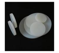 Rubber Foam Sheet,White Solid Round VMQ Silicone Sheet Seal Gaskets Pad Dia 12-150mm Thick 5mm 10pcs(40mmx5mm)(55 * 1.5mm)
