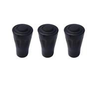 Rubber Foot Cover 5pcs Pole Tip Protectors for Hiking Poles and Sticks | Black Rubber, Quiet Floor Use, Helps Reduce Slipping on Metal Tips, Walkers and Hikers