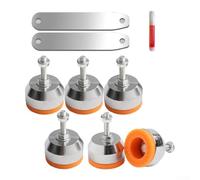 Rubber Foot Pad for Cutting Machine Base - Anti Slip Shock Absorbing Replacement with High Load-Bearing & Fixed Protective Support Feet, 6 pcs Set