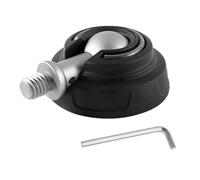 Rubber Foot Pad Universal Anti-Slip 3/8" Rubber Foot Spike 50mm Anti Slip Rubber Foot Pad 360 Degree Rotating Monopod Leg Pad Replacement with Ball Head Design