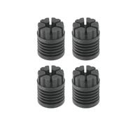 Rubber Foot Pads for Bambu Lab X1 Series and P1P 3D Printer - Anti Slip Shock Absorbing Dust Proof Feet 4 Pack, Black