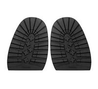 Rubber Front Soles, Non-Skid Sole Protector Anti-Slip Stick Pad Boots Rubber Stick Pad Shoe Sole Repair for Shoes Grips Boots on Bottoms(Black Forefoot)