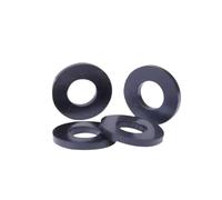 Rubber Gasket 20pcs Rubber Flat Washer, High Temperature Resistant Anti Oil Seal Washers, Black Hose Plumbing Faucet(10x18x2mm)