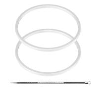 Rubber Gaskets for Ninja 700W Slim Blender QB3001UKS, Also Fit The Ninja BL770 BL780 BL660 BL740 BL810, 2 Pack Ninja Smoothie Maker Seal Ring Replacement Parts