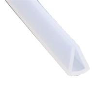 Rubber Glass Sealing Strip,1pc U Channel Silicone Rubber Shower Door Glass Sealing Strip, Edge Trim Glazing Weatherstrip Edge Guard(22MM*18MM*5METERS)(10MM*13MM*1METER)
