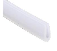 Rubber Glass Sealing Strip,1pc U Channel Silicone Rubber Shower Door Glass Sealing Strip, Edge Trim Glazing Weatherstrip Edge Guard(22MM*18MM*5METERS)(4MM*7MM*1METER)