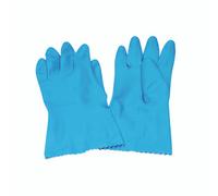 Rubber Gloves Medium Blue PK12
