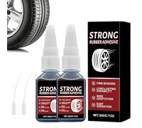 Rubber Glue 2 PCS Tyre Repair Glue, Shoe glue Sole Repair, Waterproof Rubber Cement for Tires, Belts, DIY Crafts, Shoes