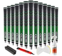 Rubber Golf Club Grips - Advanced Texture Control and High Feedback, Traction, & Non-Slip Design for All-Weather Firm Control, Superior Comfort & Responsiveness Grip Set,4 Colors(13 Grips Solvent Kit)