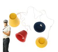 Rubber Golf Tees, 4 Piece Short and Winter Golf Tee Set, Time Saving Training Accessories, Practice Tool for Driving Range or Backyard, Sturdy Practice Equipment, for Golfers