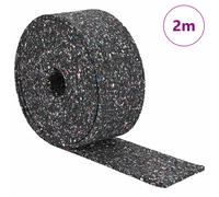 Rubber Granulate Roll Black Rubber Floor Mat Indoor Flooring Non-slip vidaXL