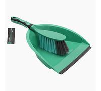 Rubber Grip Dustpan and Bristle Brush Set