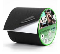 Rubber Grip Tape, 10cm X 3m Anti-Slip Tape, Strong Self-Adhesive Rubber Tape, Diamond-Shaped Non-Slip Texture Enhanced Friction Waterproof Tape for Tool Handles Smooth Contact Surfaces (10CMx3M)