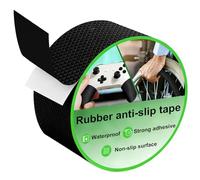 Rubber Grip Tape 5CM × 3M Ultra Strong Waterproof Anti Slip tape Enhanced Textured Super Strong Adhesive for Handles or Contact Surfaces for Secure Hold & Friction for DIY Tools & Gadgets & More Black