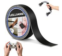Rubber Grip Tape Kit, Roll of Anti Slip Rubber Tape Self Adhesive Tapes | Strong Comfort Waterproof Non Slip Grip Tapes for Handles, Contact Surfaces, Cushion Pads, 2.5 CM x 3 Meter, Black