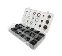 Rubber Grommet Pack for Automotive Electrical System Wiring Protection Featuring Acid and Oil Resistance for Long Term Use (125pcs)