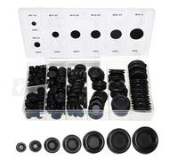 Rubber Grommet Set Blanking Open Closed Assorted Sizes Diy Car Wire Seal 200Pcs