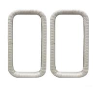 Rubber Gutter Downspout Guard Non Clog Protector Safe For Family Pets Weather Resistant Fits 3X2in 4X3in White 2 Pack(4 * 3in：2pcs)