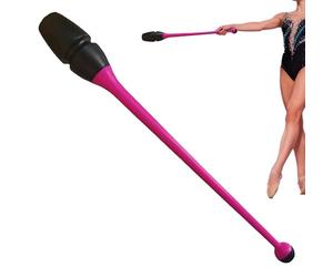 Rubber Gymnastics Stick - Rhythmic Training Stick, Colour Performance Bar | Advanced Junior Dance Exercise Skill Equipment, Rhythm Competition Movement Skills Dance Exercise with Rubber